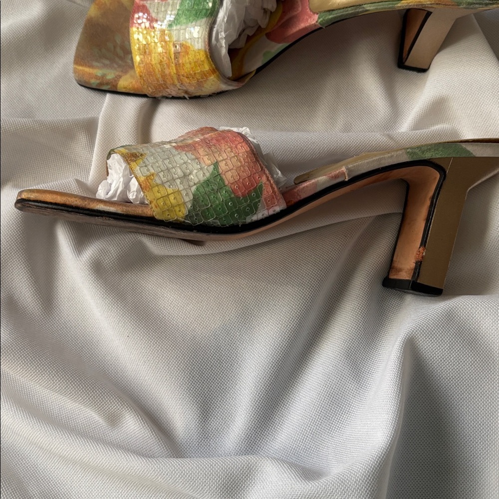 Colorful Open-Toe Sandals - Picture 5 of 5